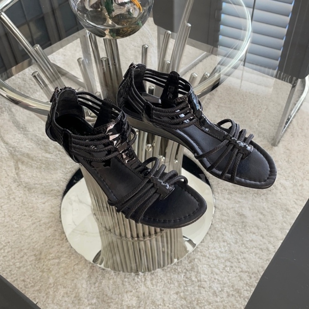 Black Strappy Sandals